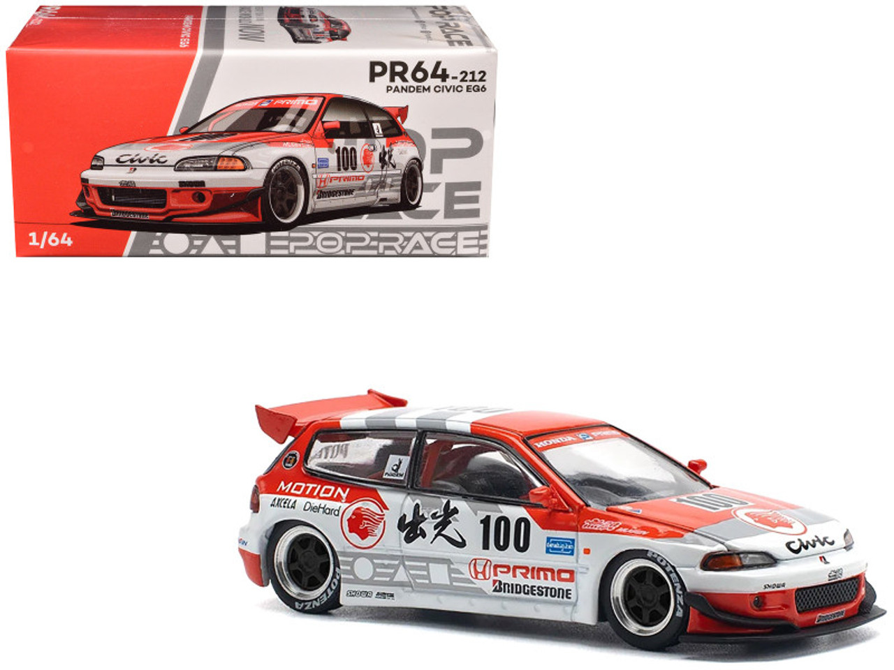 1/64 Poprace Honda Pandem Civic EG6 v1.5 Idemitsu Motion