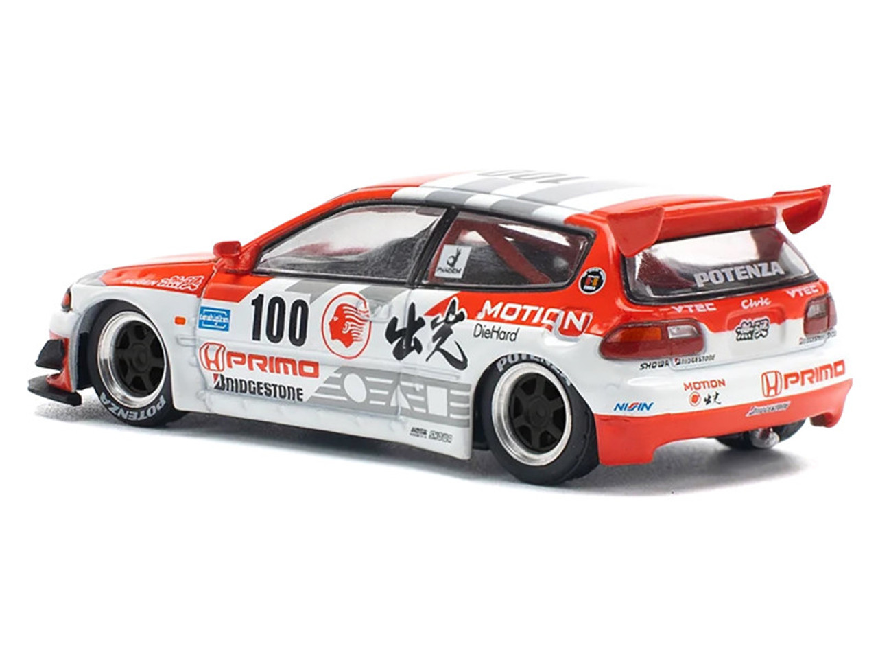 ミニカー POPRACE Honda Civic EG6 1/64 Pre Order) Poprace 1/64 Pandem Civic EG6 v1.5 MOONEYES