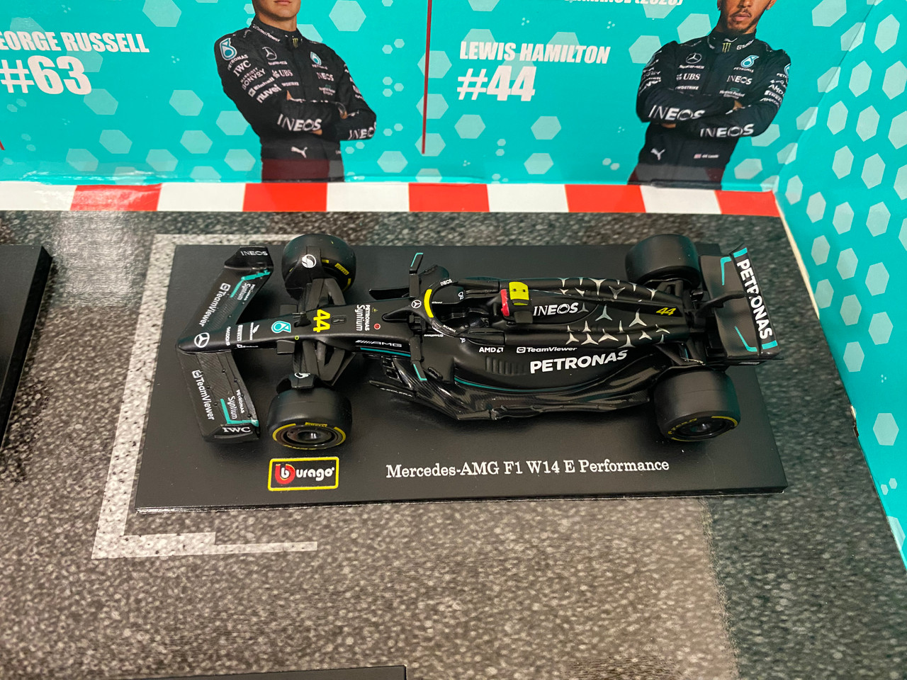 1/43 6-Car Mercedes Formula 1 Set 2016 Nico Rosberg #6, 2019