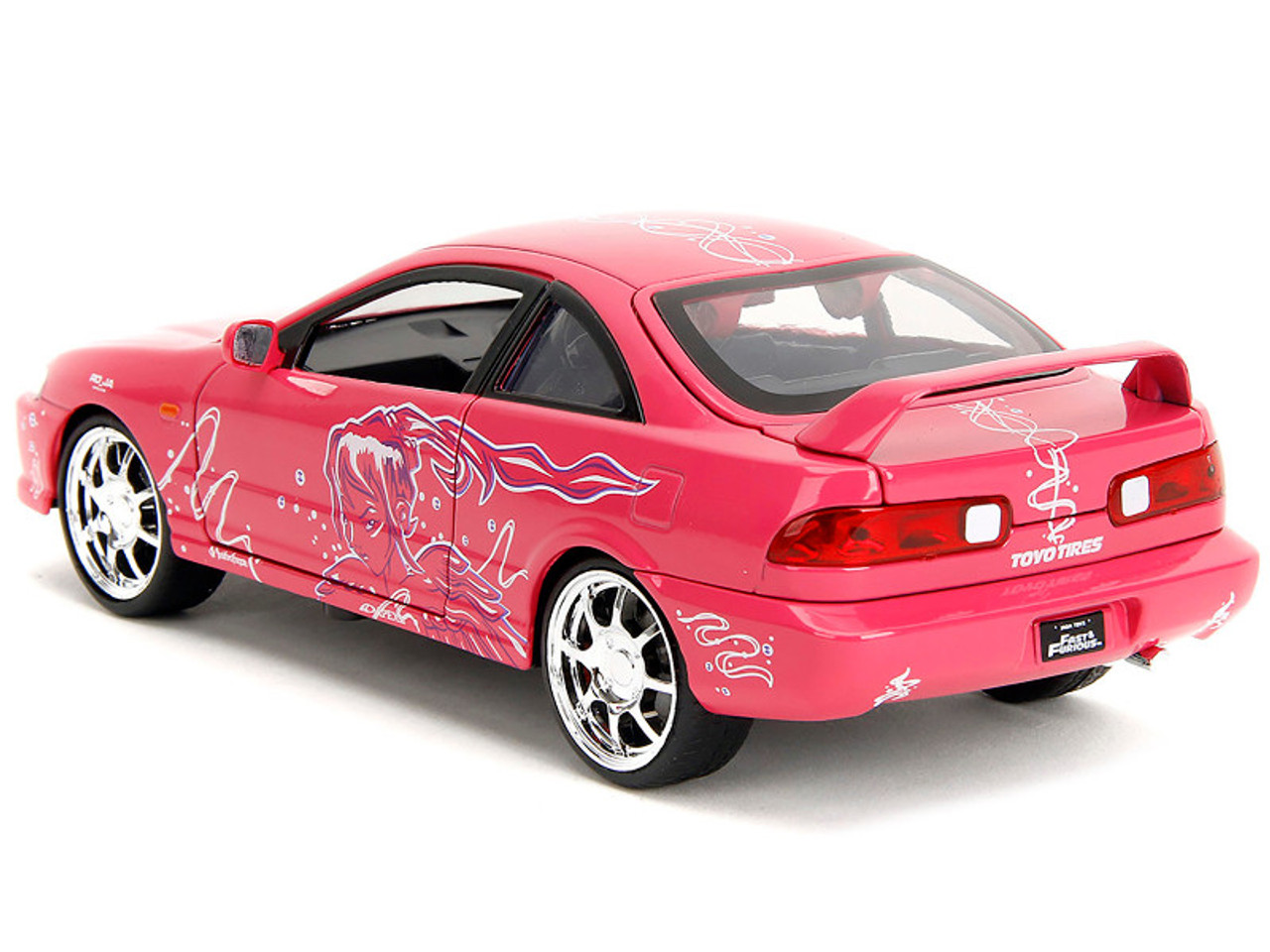 mia Mia's Acura Integra Light Blue with Graphics 