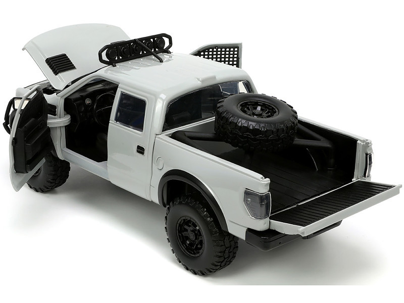 1/24 Jada 2011 Ford F-150 SVT Raptor (Grey) Diecast Car Model with