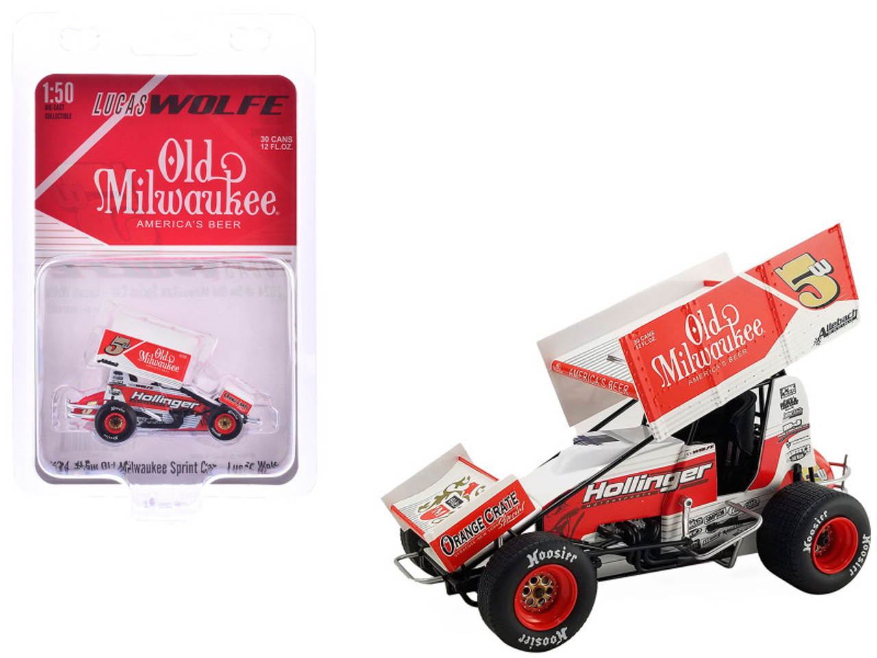 レジェンド Winged Sprint Car #5W Lucas Wolfe 
