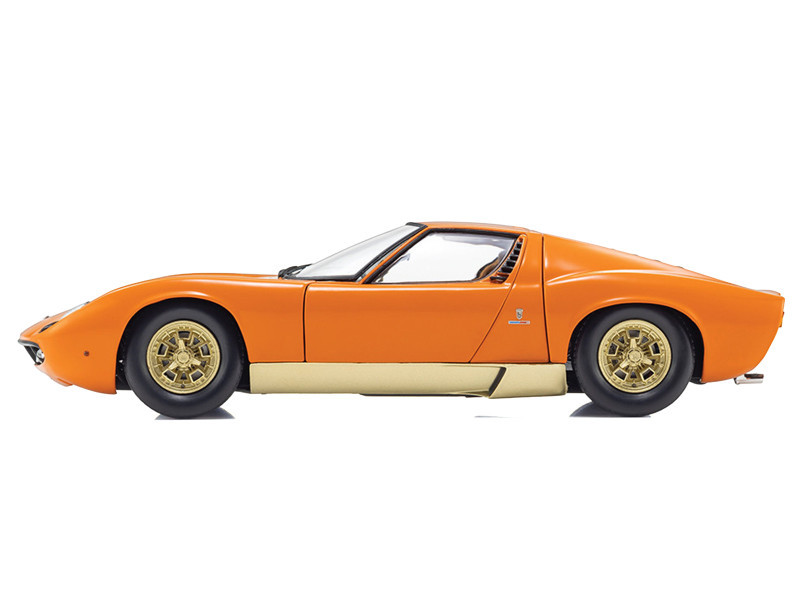 1/18 Kyosho Lamborghini Miura P400 (Orange & Gold) Diecast Car