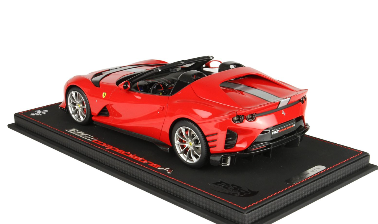 Ghid gratuit de prețuri pentru BBR Ferrari 812 Competizione Red Corsa 322 1:18 P18209C3 - Romanian