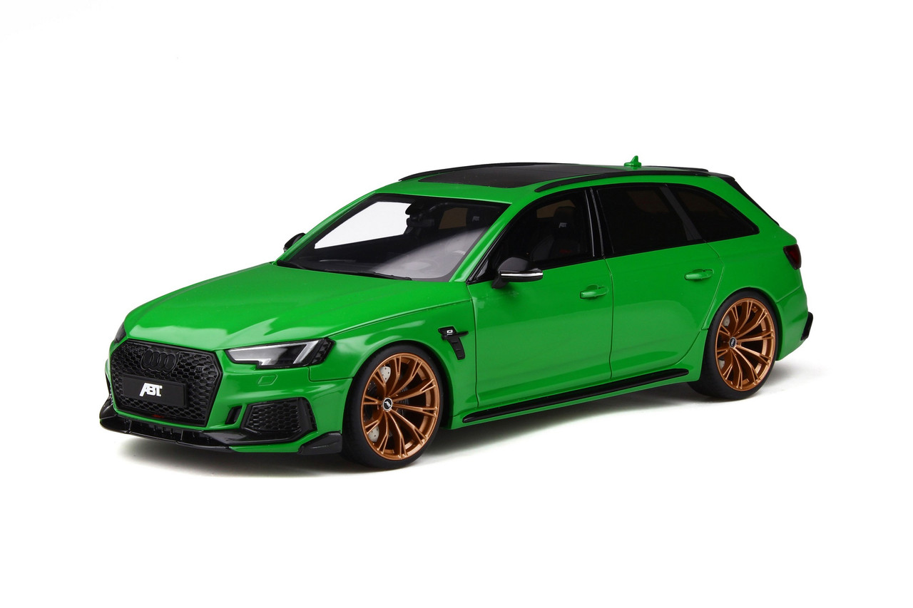アウディ　RS4 アバント　1/18 GT SPIRIT 1/18 GT Spirit Audi RS4 Avant ABT Viper Green Resin Car