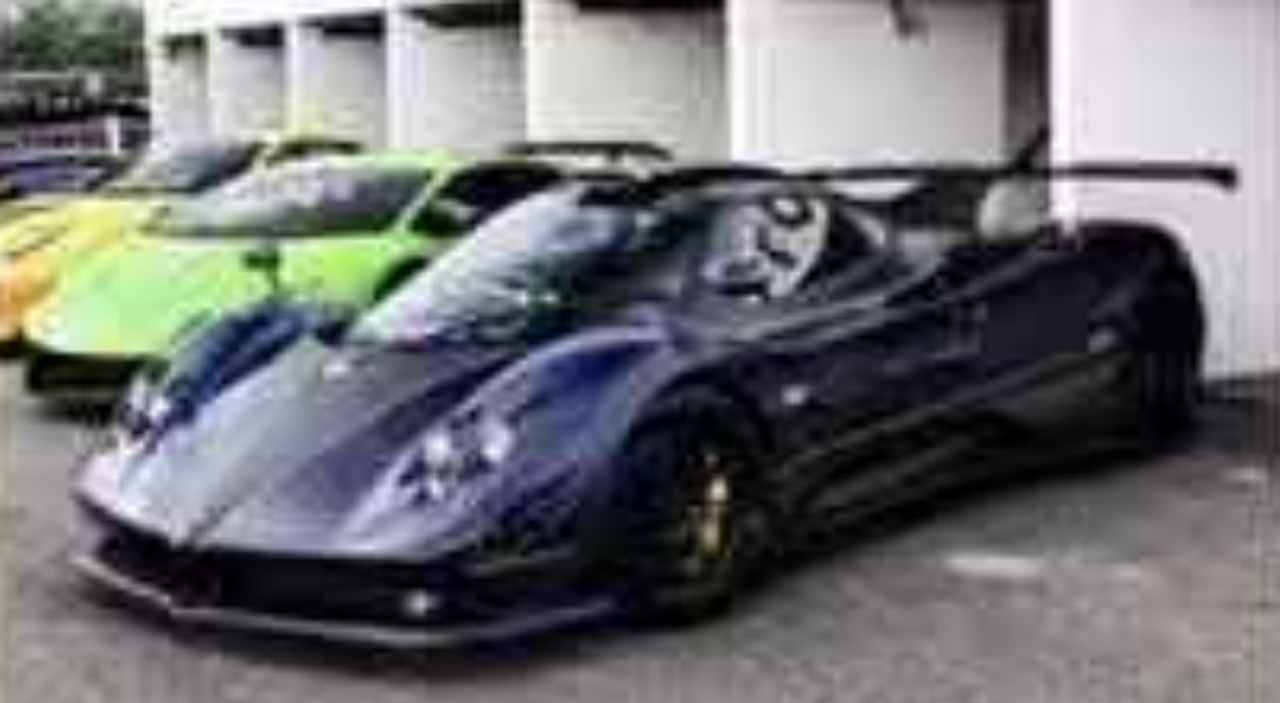 1/18 HH Model Pagani Zonda Coupe Specials Zonda PS II (Dark Blue Carbon) Car Model Limited 30 Pieces