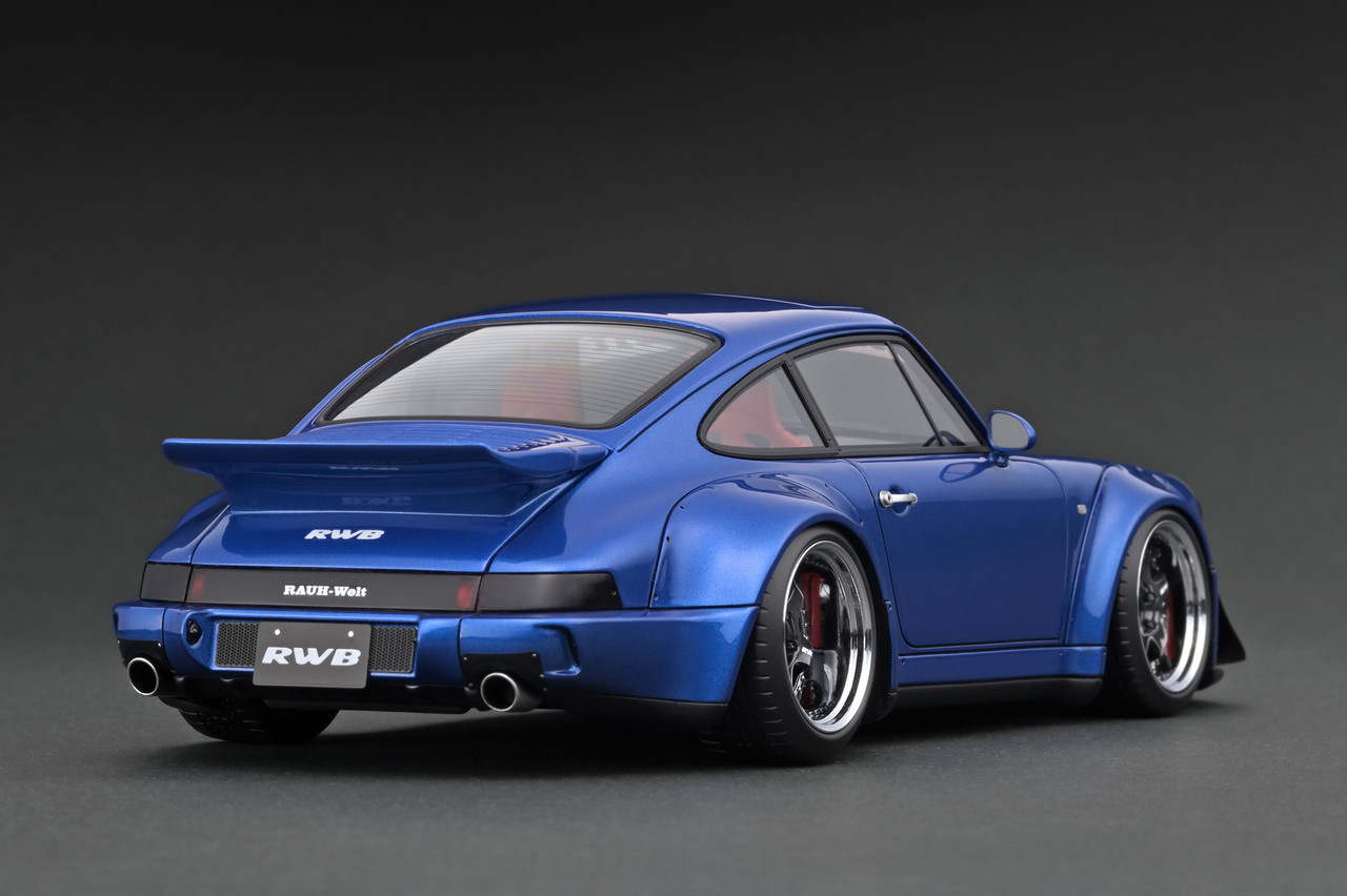RWB964マッドブルーignition model 1/18限定1個 1/18 Ignition Model Porsche 911 RWB 964 (Blue Metallic) Car