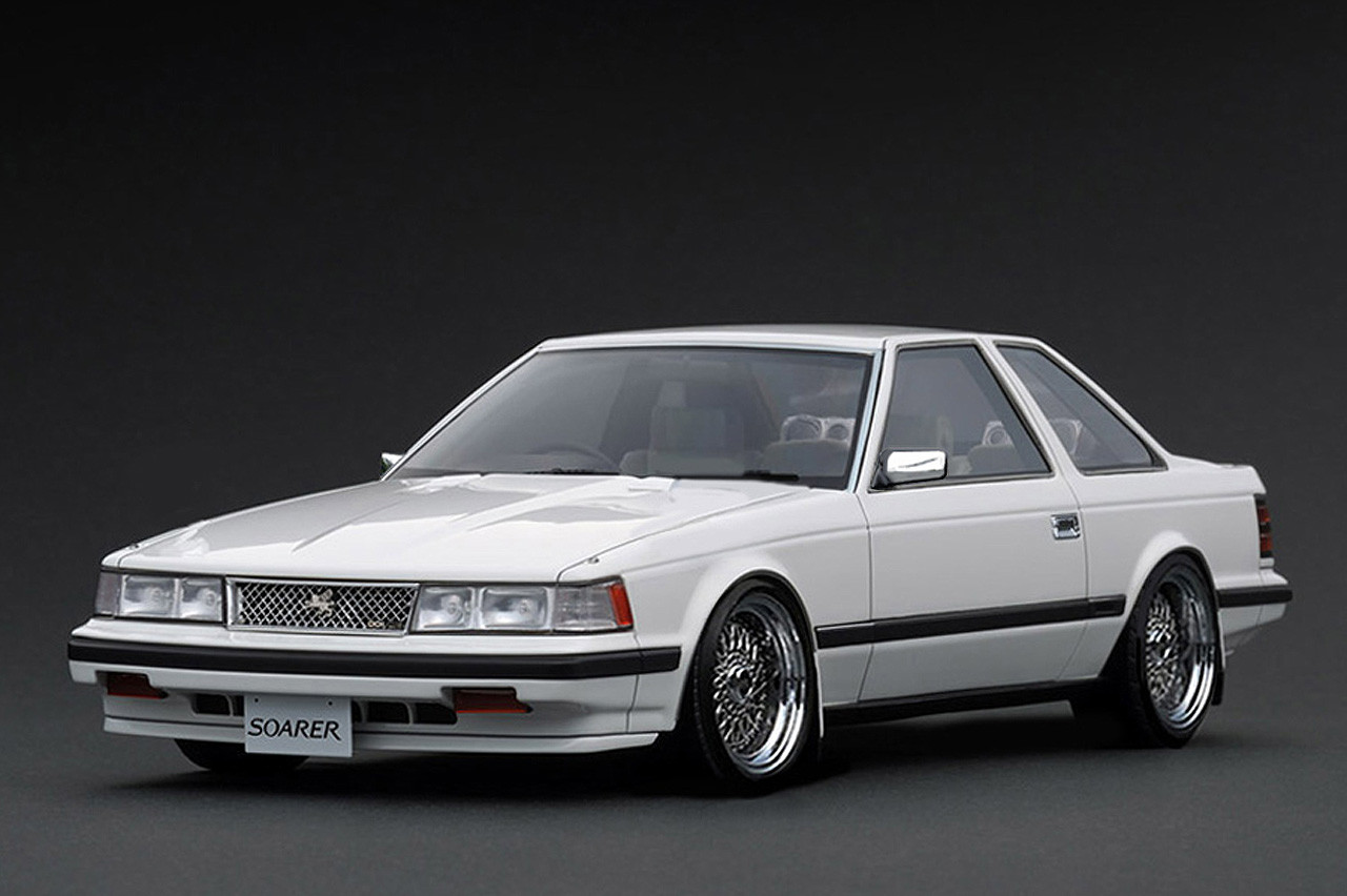 自動車 SOARER 2800GT EXTRA 1/18 Ignition Model Toyota Soarer 2800GT Extra (Z10) White Car