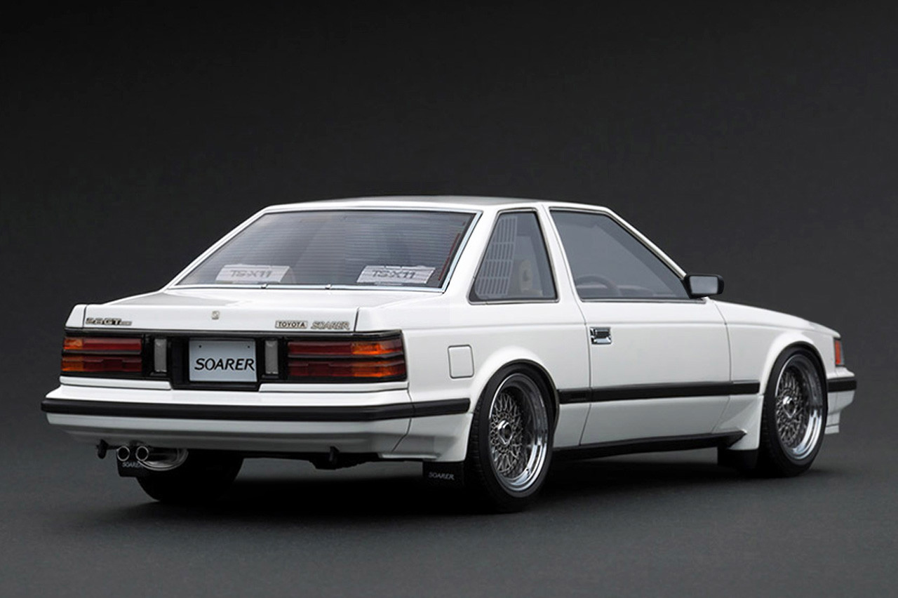 自動車 SOARER 2800GT EXTRA 1/18 Ignition Model Toyota Soarer 2800GT Extra (Z10) White Car