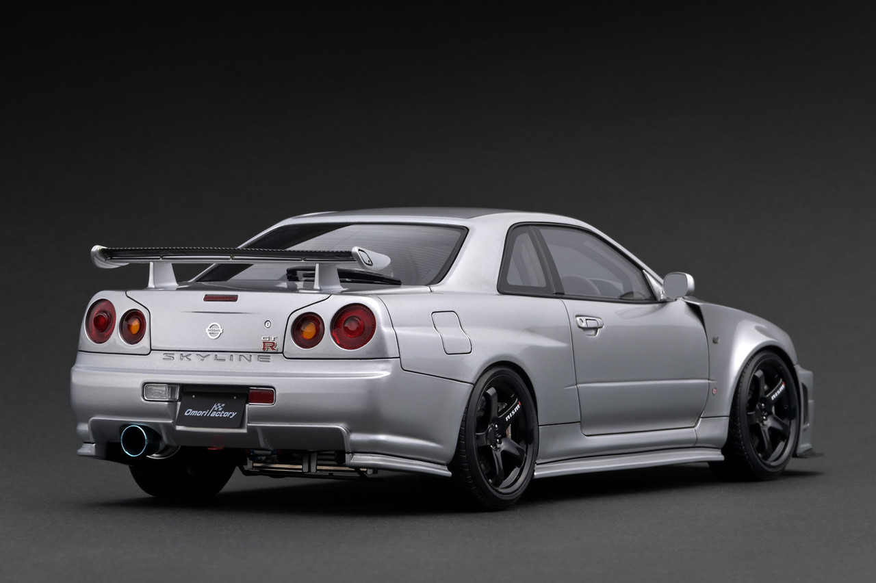 1/18 Ignition Model R34 GT-R Nismo Z-tune Prototype (Silver) White