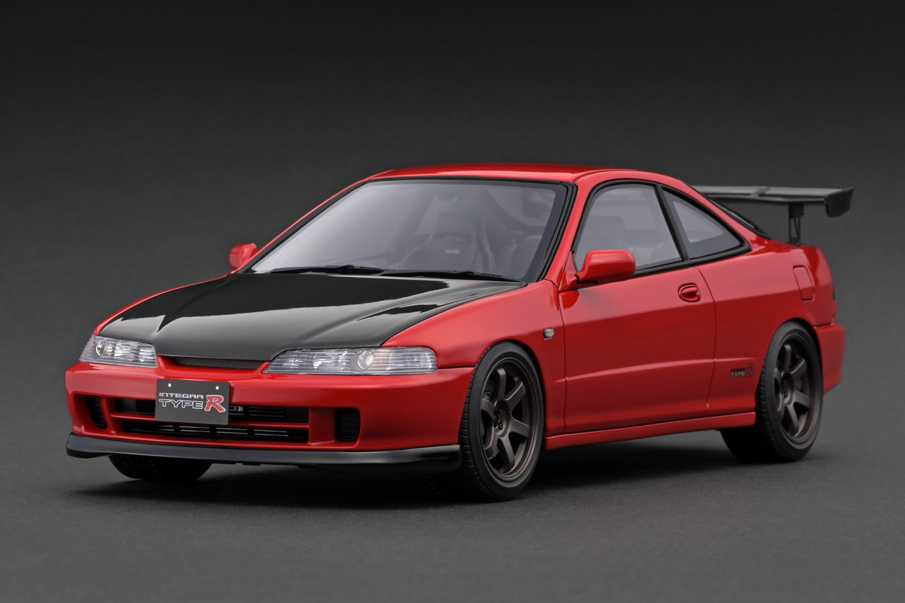 1/18 Ignition Model Honda Integra (DC2) Type R (Red) Car Model With B18C Engine 1/18 Ignition Model Honda Integra (DC2) Type R (Red) Car Model With B18C Engine