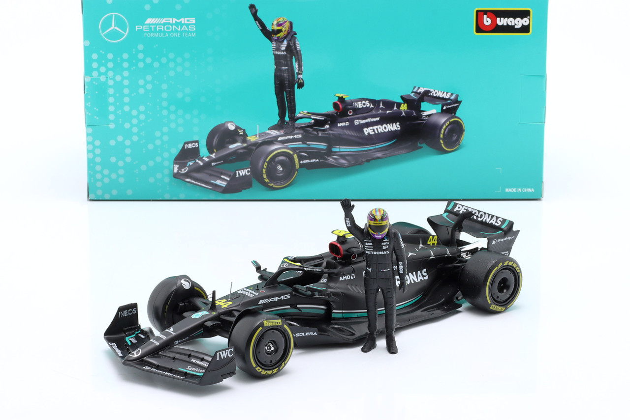 1/24 BBurago 2023 Formula 1 Lewis Hamilton Mercedes-AMG F1 W14 #44