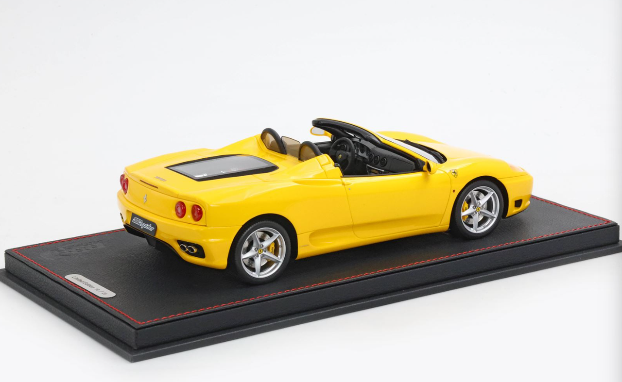 1/18 BBR Ferrari 360 Modena Spider (Modena Yellow) Car Model