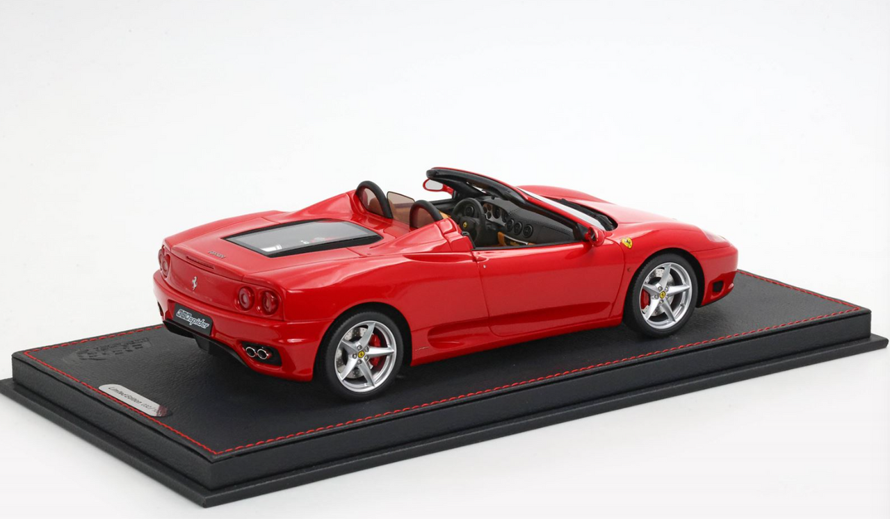 1/18 BBR Ferrari 360 Modena Spider (Rosso Corsa Red) Version 2 Car Model