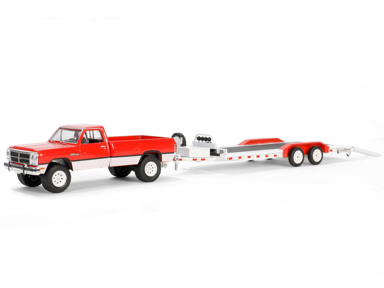 1991 Dodge Ram Power Ram 250 Pickup Truck Red and White with