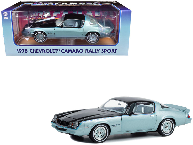 1978 Chevrolet Camaro Rally Sport Light Blue Metallic and Black