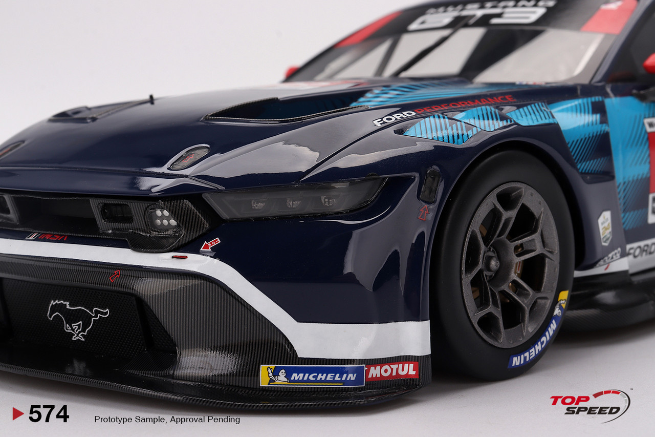 1/18 Top Speed 2024 Ford Mustang GT3 #65 Ford Multimatic
