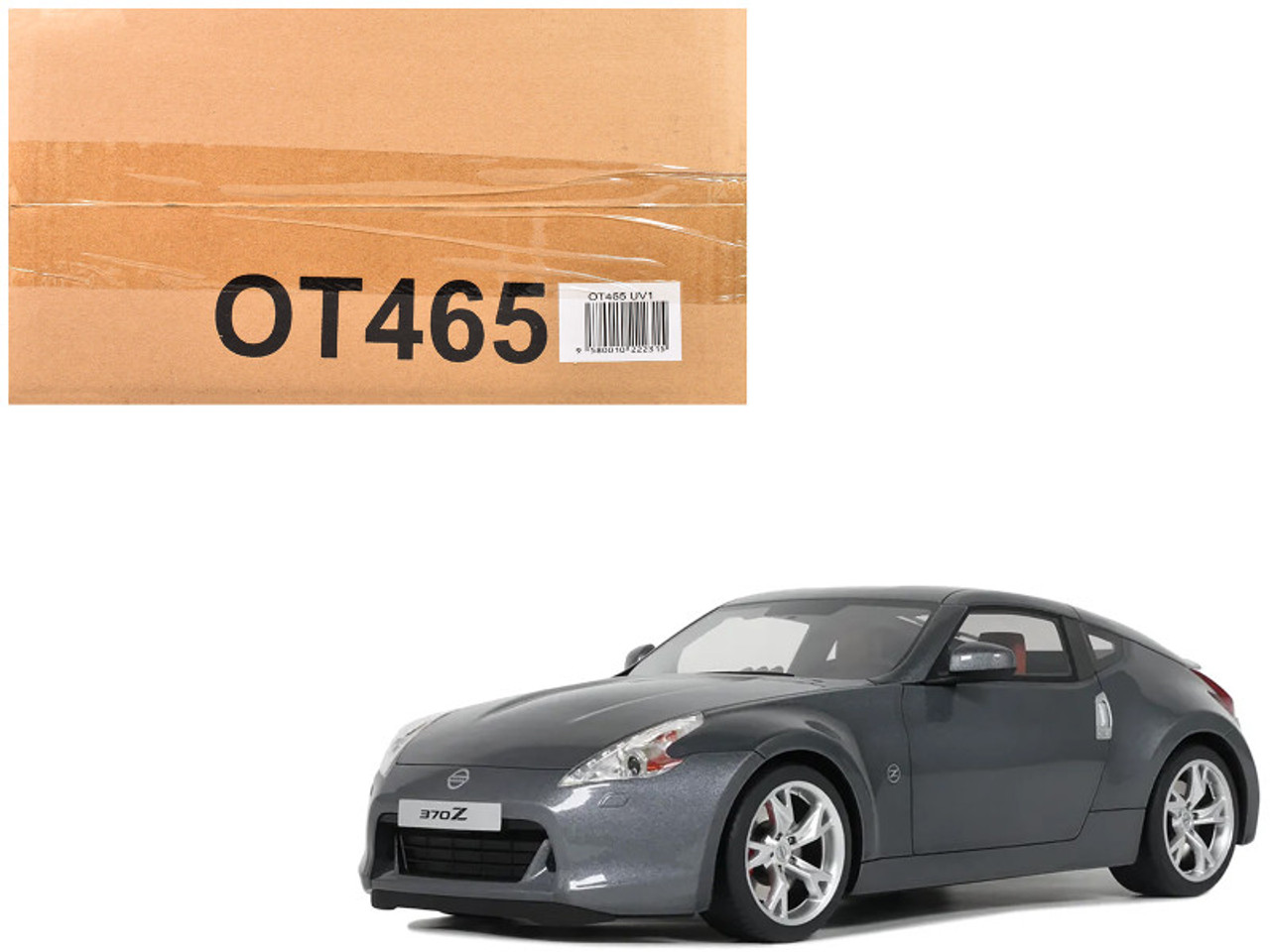 1/18 OTTO 2009 Nissan 370Z (Gun Grey Kad) Car Model