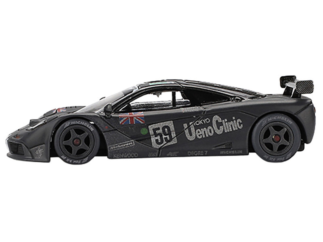 1/64 Mini GT 1995 McLaren F1 GTR #59 Le Mans 24Hr Winner Post-Race Weathered Diecast Car Model