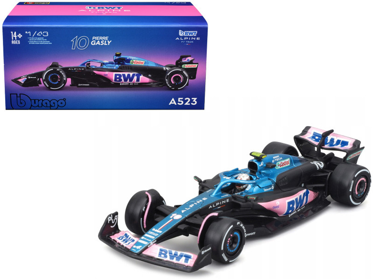 ミニカー Spark F1 1/43 Pierre Gasly 2023 Alpine Amazon.com: 1/43 2023 BWT Alpine F1#10 Pierre Gasly Diecast