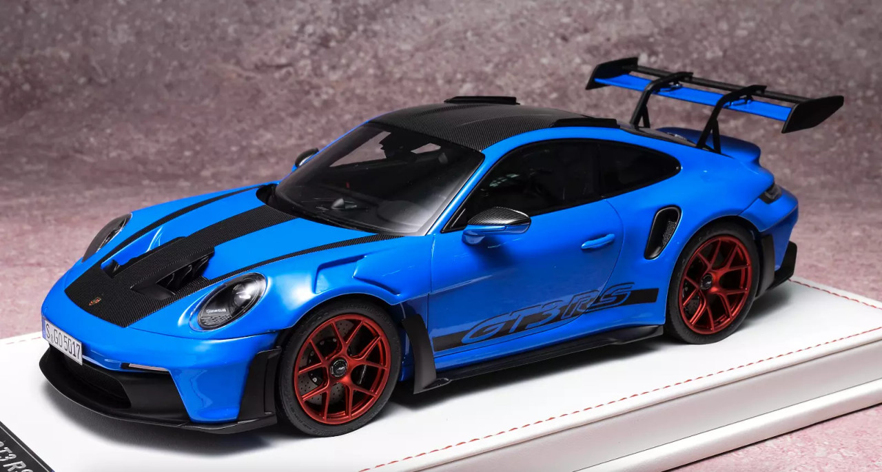 1/18 Ivy Merit Porsche 911 992 GT3 RS Weissach Package (Blue with