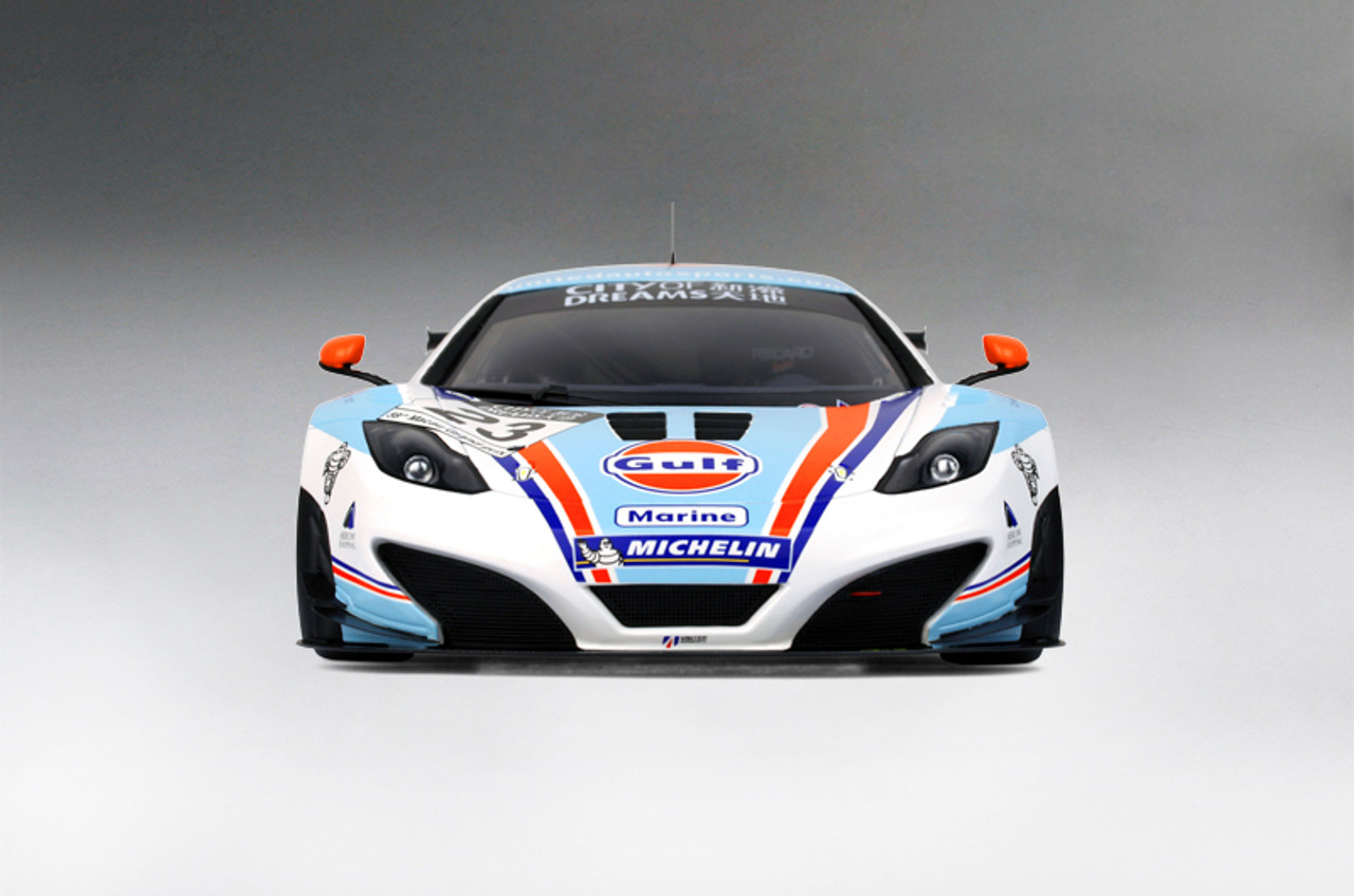 1/18 TSM McLaren MP4-12C GT3 #23 2012 Macau GP Resin Car Model -  LIVECARMODEL.com