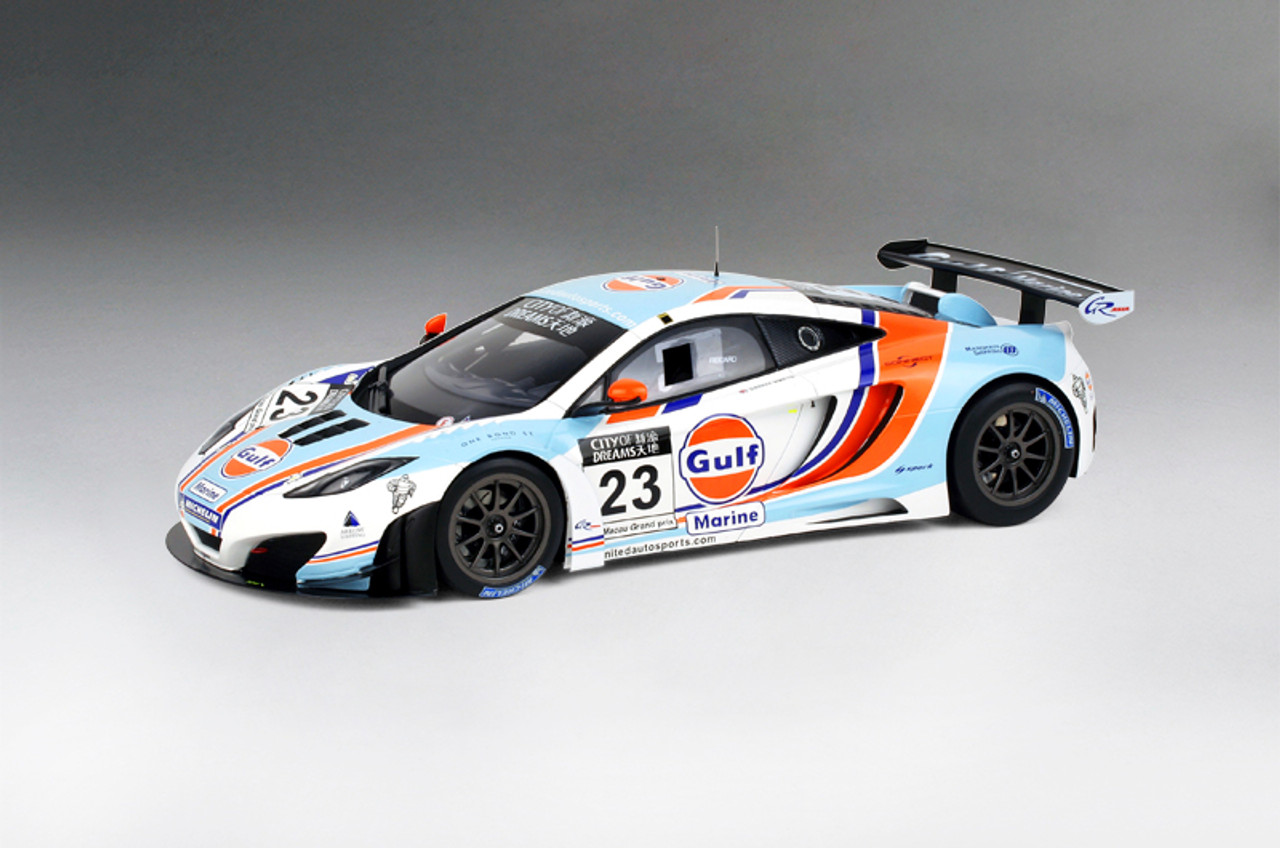 1/18 TSM McLaren MP4-12C GT3 #23 2012 Macau GP Resin Car Model -  LIVECARMODEL.com