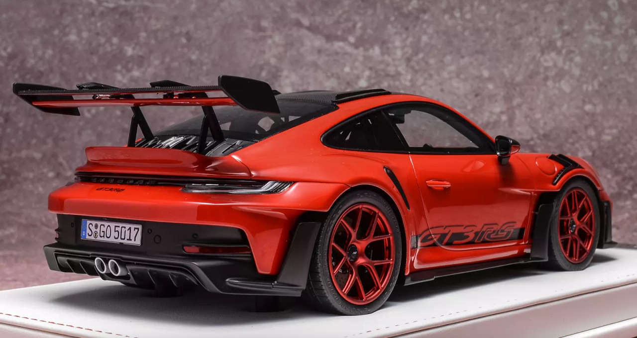 レイ 1/18 Ivy Merit Porsche 911 992 GT3 RS Weissach Package (Red with