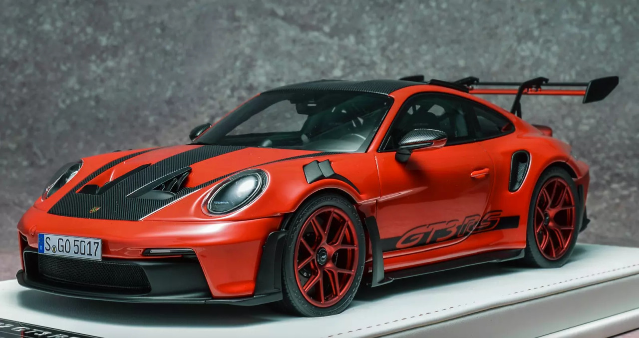 1/18 Ivy Merit Porsche 911 992 GT3 RS Weissach Package (Red with