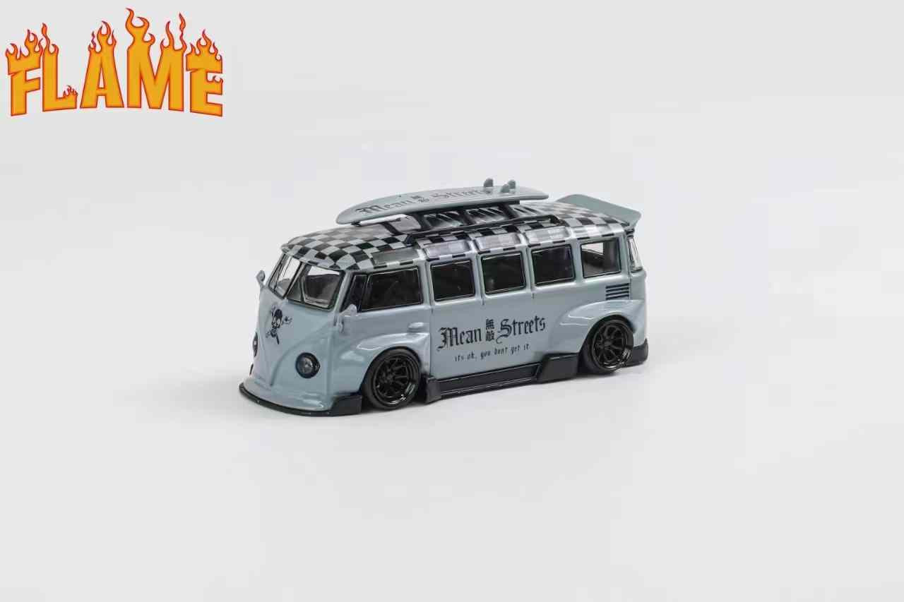 1/64 Flame Model Volkswagen VW T1 BusKombi Widebody Mean Street