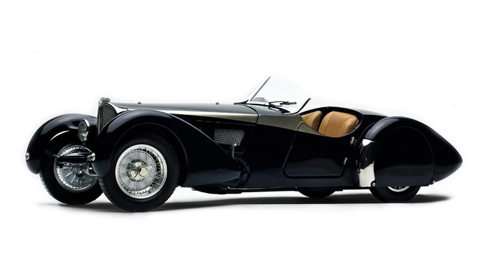 1/18 CMC BUGATTI 1938 57 SC CORSICA ROADSTER AWARD WINNING VERSION