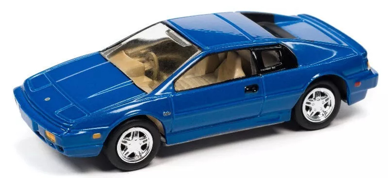 1/64 Johnny Lightning 1989 Lotus Espirit (Blue) Diecast Car Model