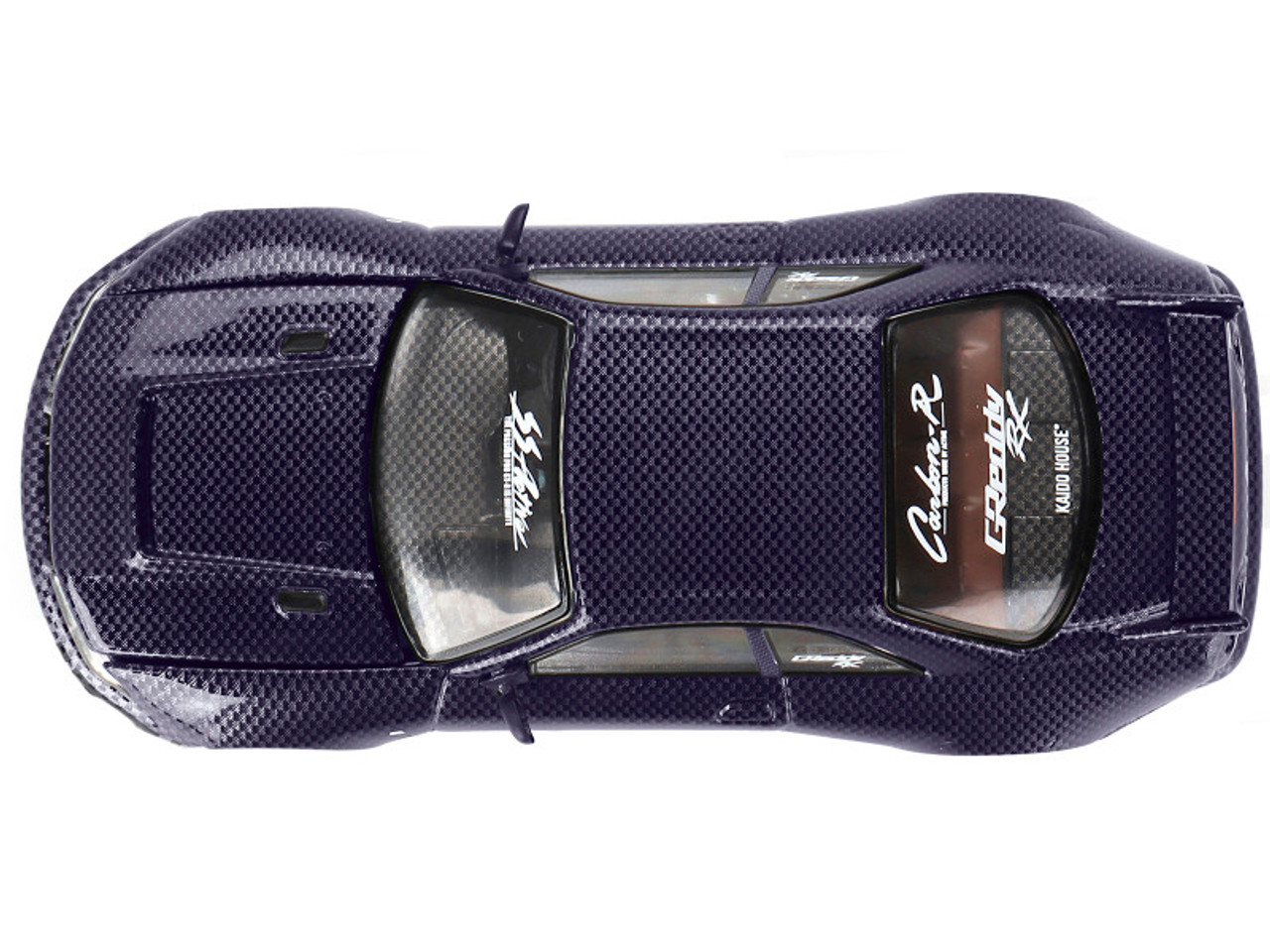 1/64 Kaido House x Mini GT Nissan Skyline GT-R (R33) Active Carbon R V2 (Purple Carbon) Diecast Car Model