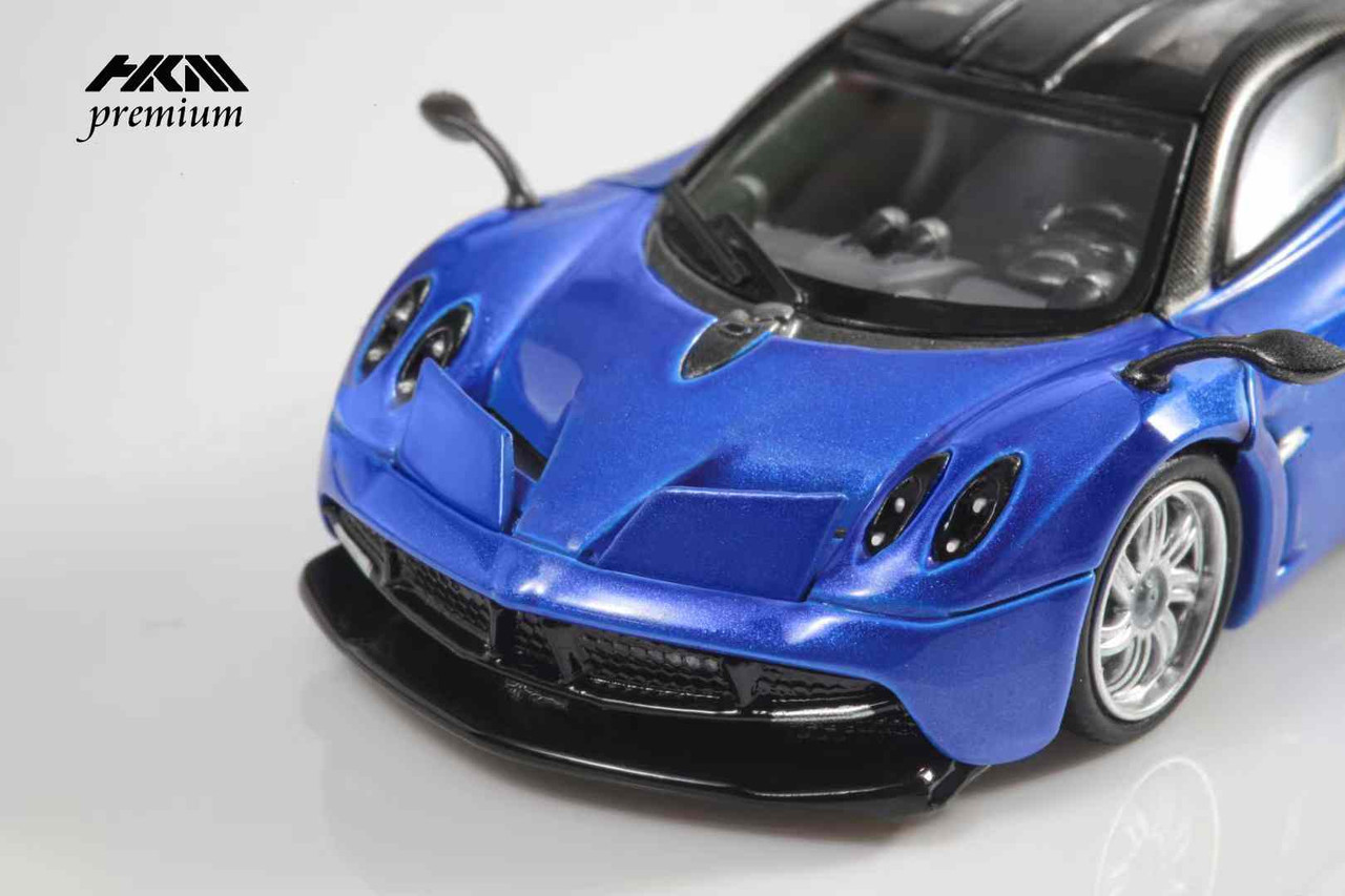 1/64 HKM Premium 2014 Pagani Huayra (Ocean Blue) Diecast Car Model