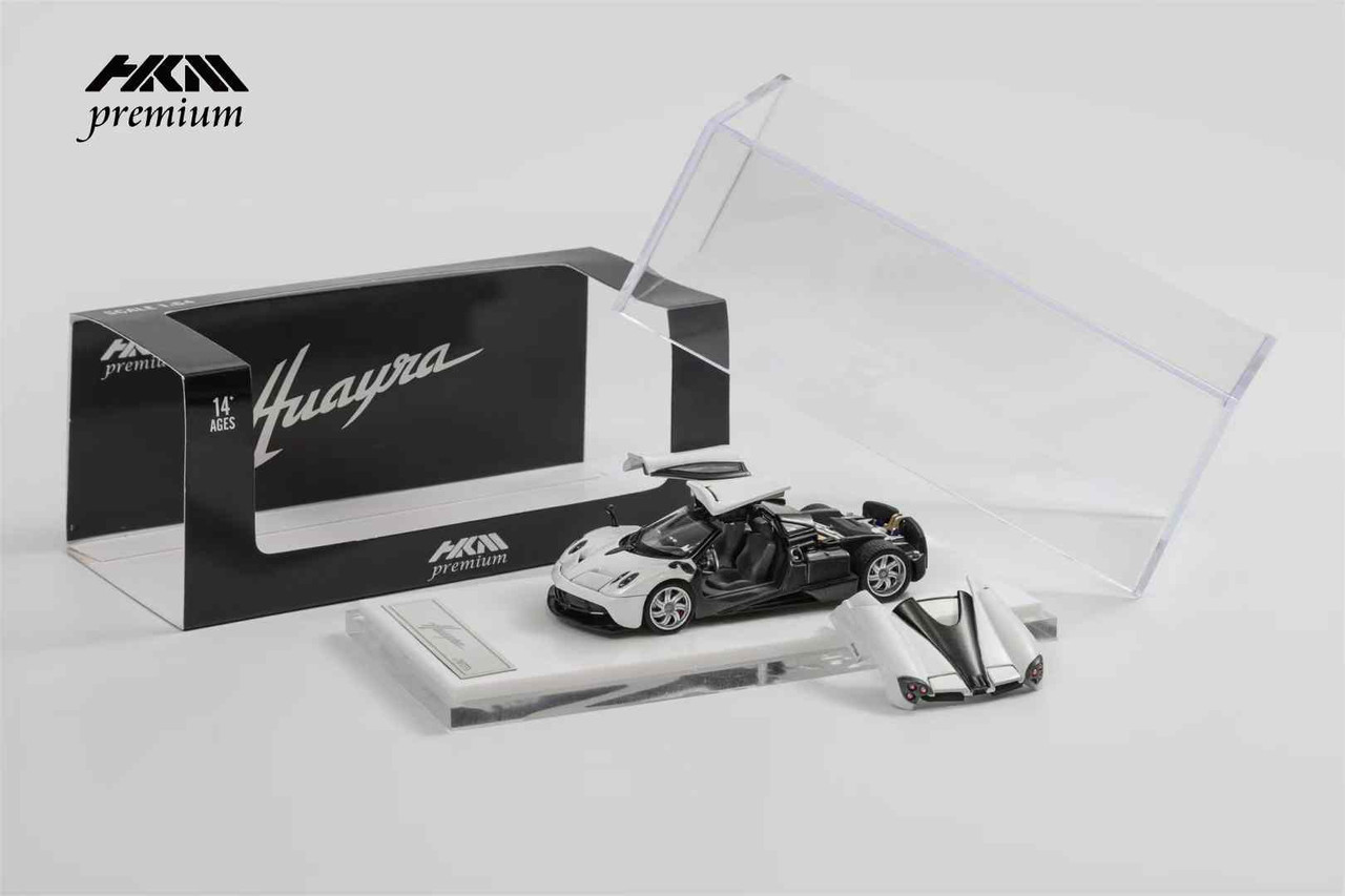 1/64 HKM Premium 2014 Pagani Huayra (Glacier White) Diecast Car