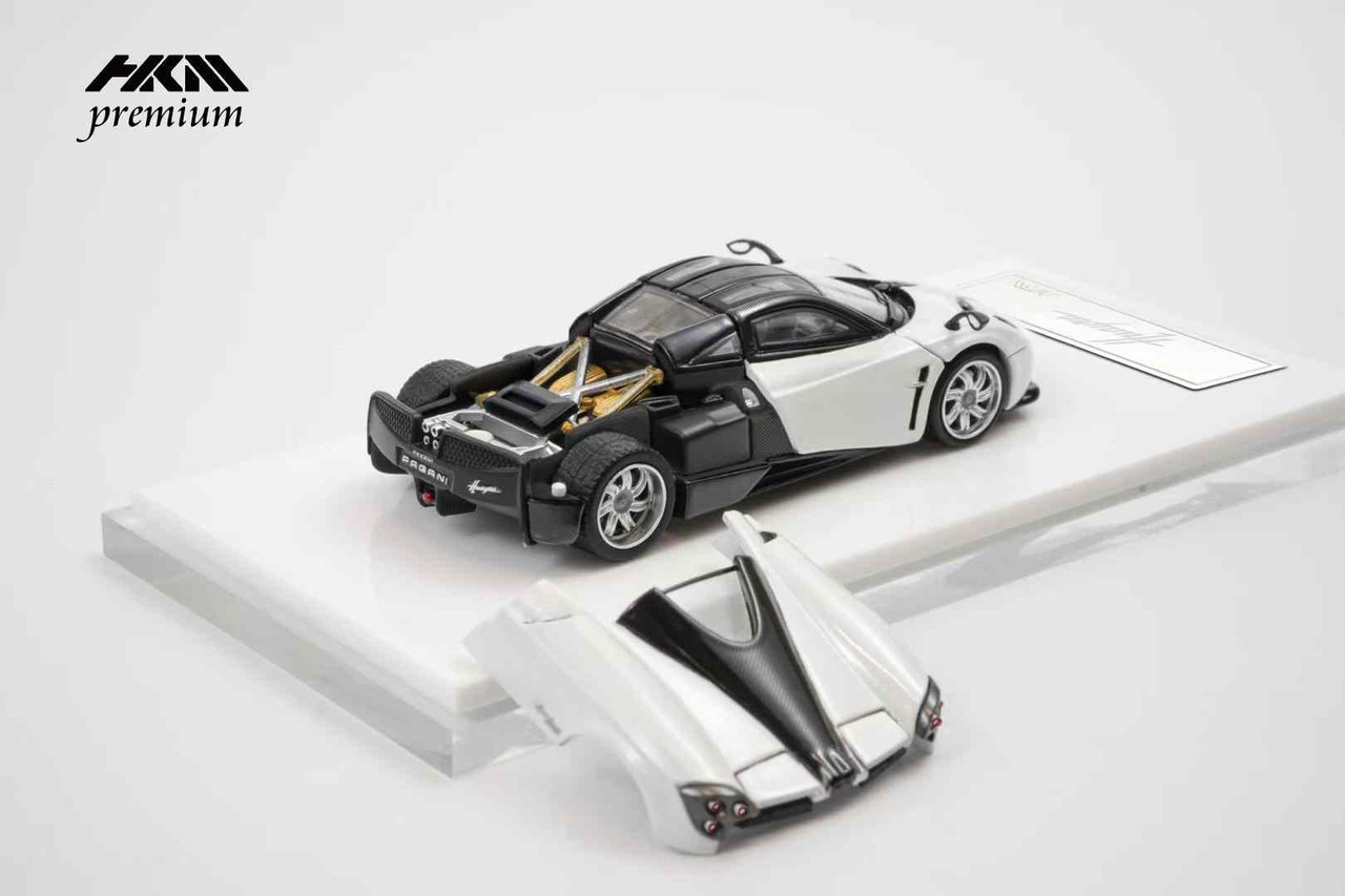 1/64 HKM Premium 2014 Pagani Huayra (Glacier White) Diecast Car