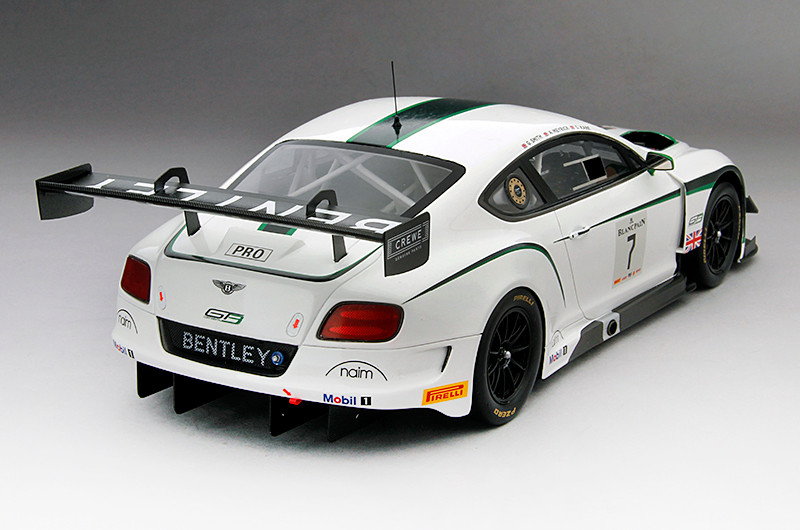 1/18 2014 ベントレーＧＴ3 #08 TSM MODEL 1/18 TSM Bentley Continental GT3 #7 2014 Blancpain GT Silverstone