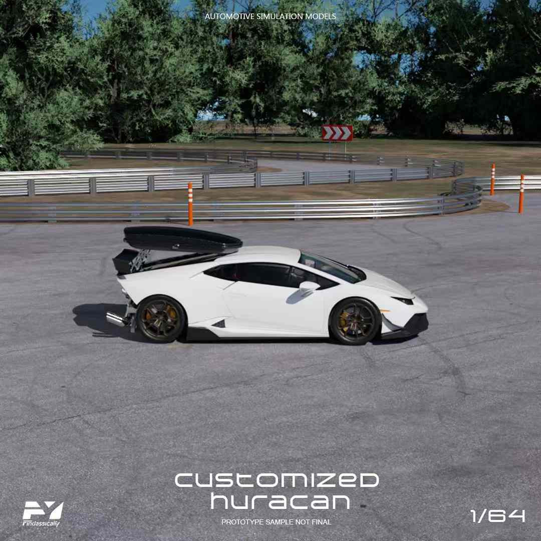 1/64 Finclassically Lamborghini Huracan Customized with Roof