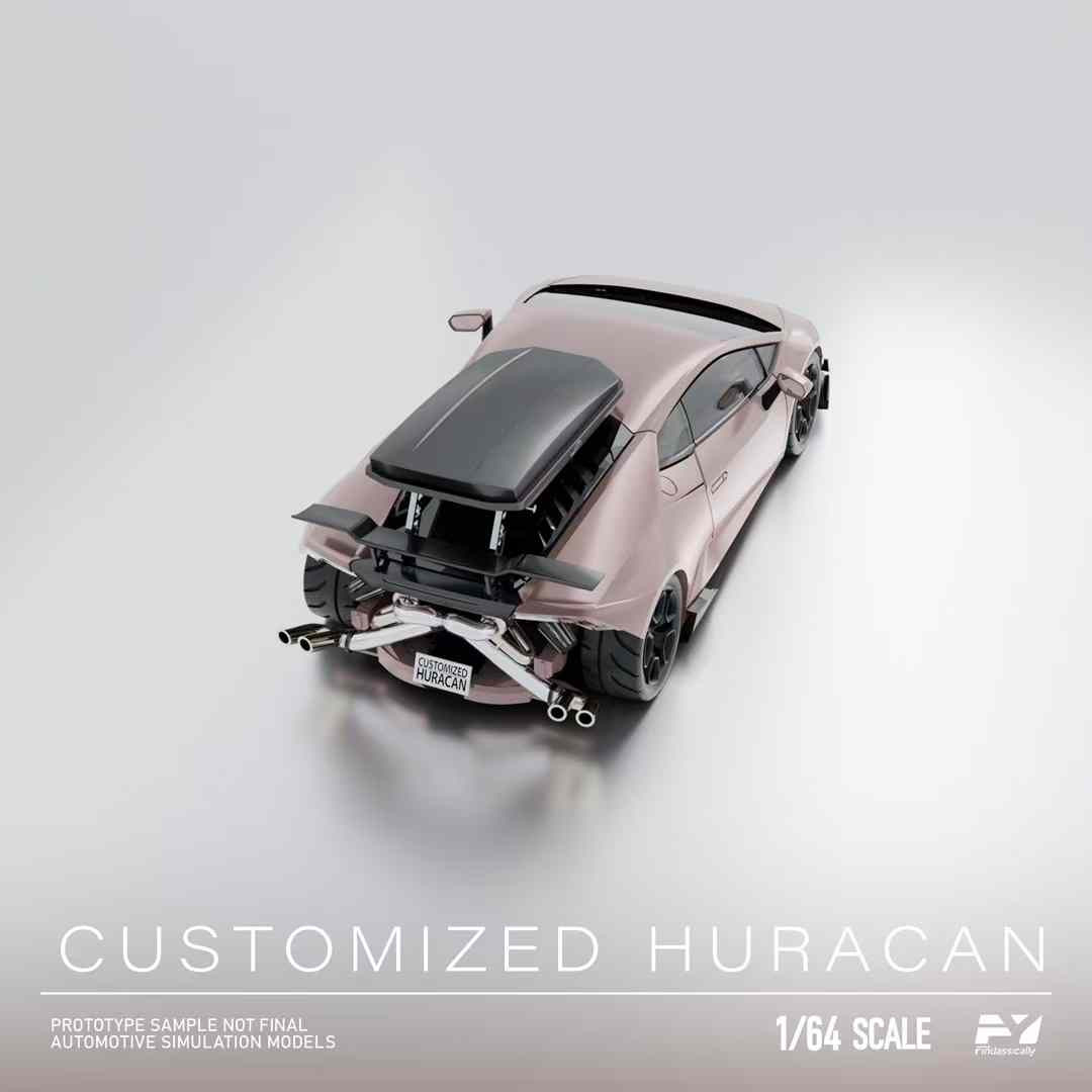 1/64 Finclassically Lamborghini Huracan Customized with Roof