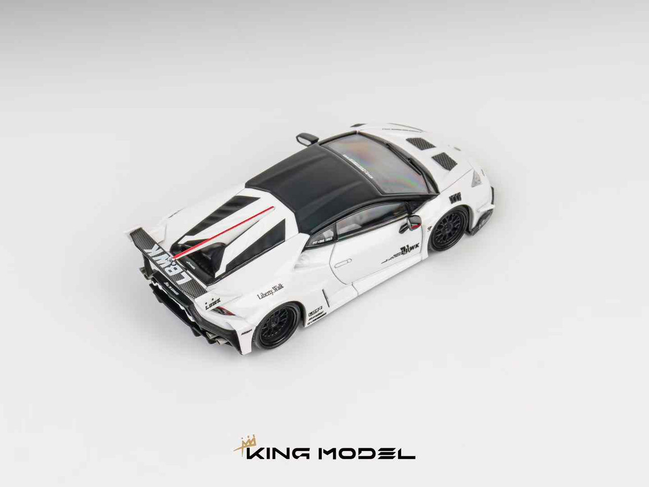 1/64 King Model Lamborghini Huracan LBWK (White) Car Model