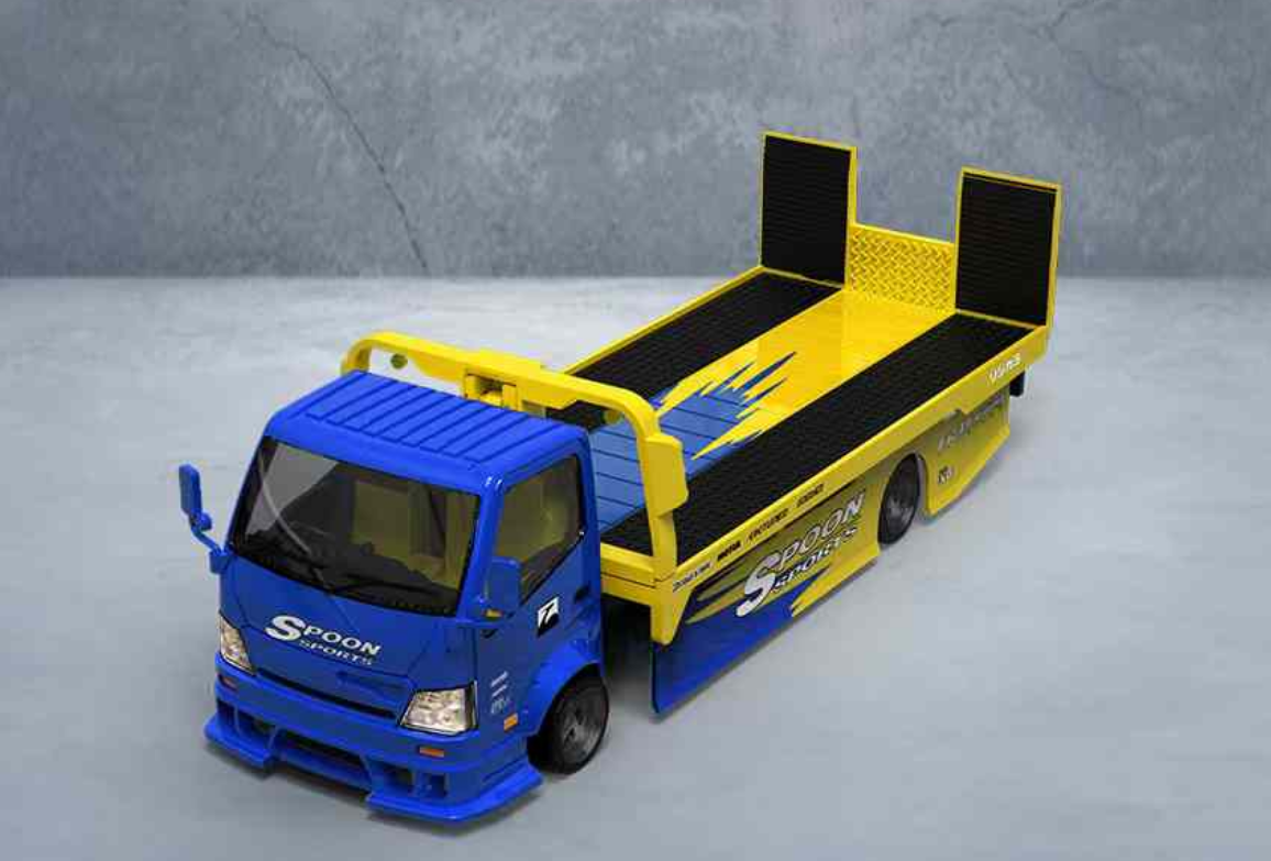 1⁄64 1/64 timemicro 日野 H300 flatbed transport trailer フラット