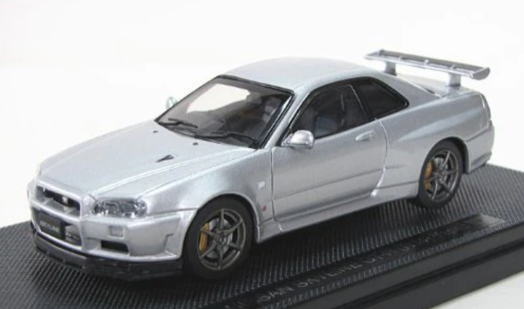 EBBRO NISSAN SKYLINE GT-R R34 V-SPEC Ⅱ 1/24 Skyline Nissan R34 1:24
