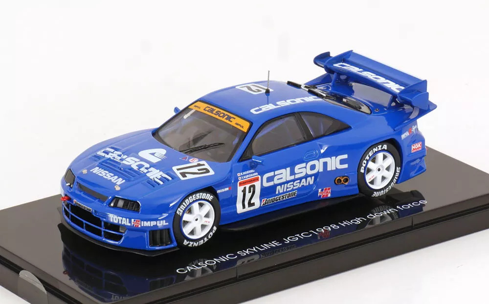 1/43 Ebbro 1998 Nissan Skyline GT-R (R33) #12 JGTC Calsonic Team