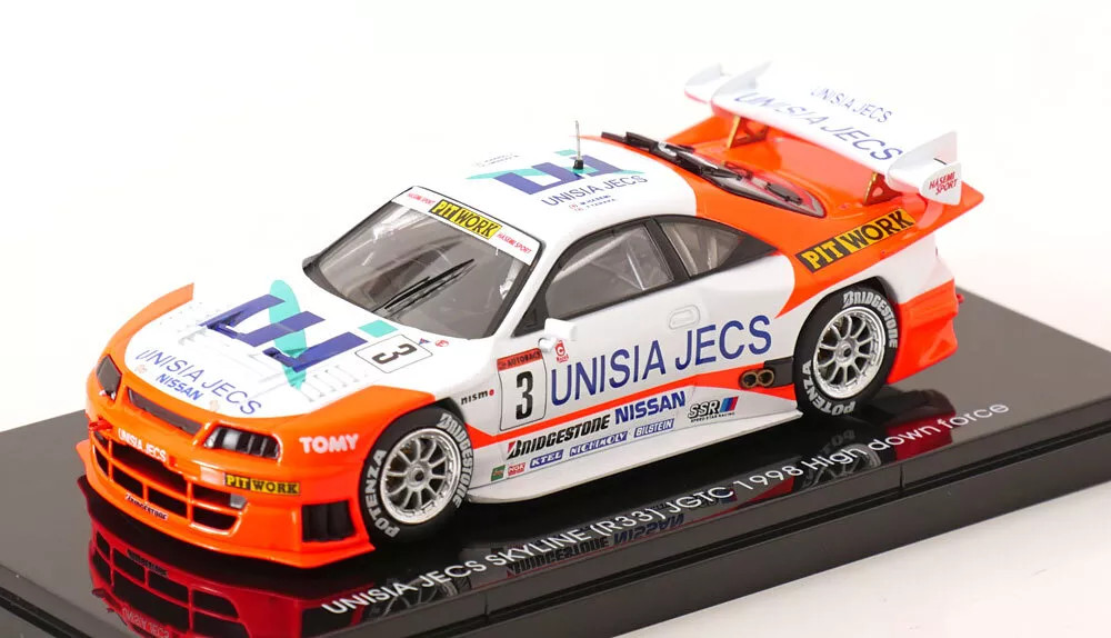 1/43 Ebbro 1998 Nissan Skyline GT-R (R33) #3 JGTC Hasemi