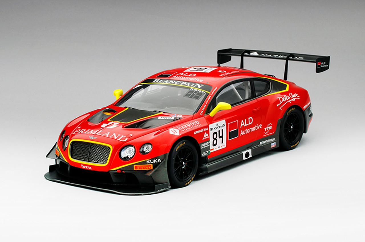 1/18 TSM Bentley Continental GT3 #84 2015 24 Hrs of Spa Resin Car Model