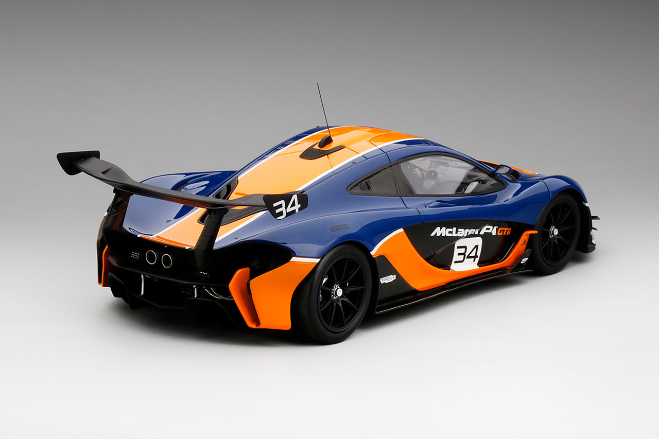 1/18 TSM McLaren P1 GTR Blue/Orange Resin Car Model
