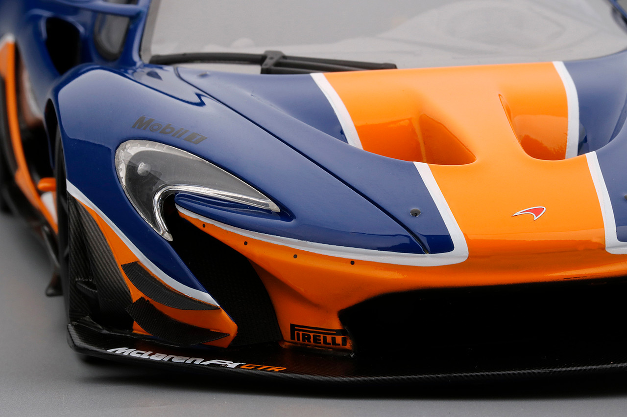 1/18 TSM McLaren P1 GTR Blue/Orange Resin Car Model