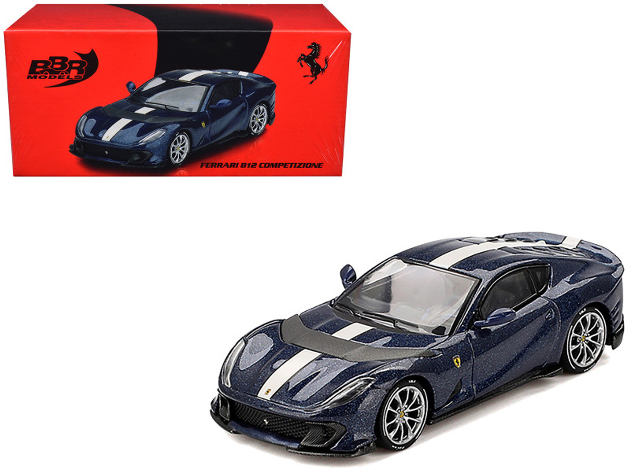 ♥ 1/18 BBR Ferrari 812 Competizione A (Capri Blue) Car Model