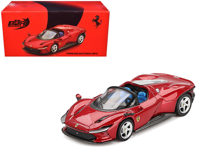 1/64 BBR Ferrari Daytona SP3 (Rosso Imola Red) Diecast Car Model