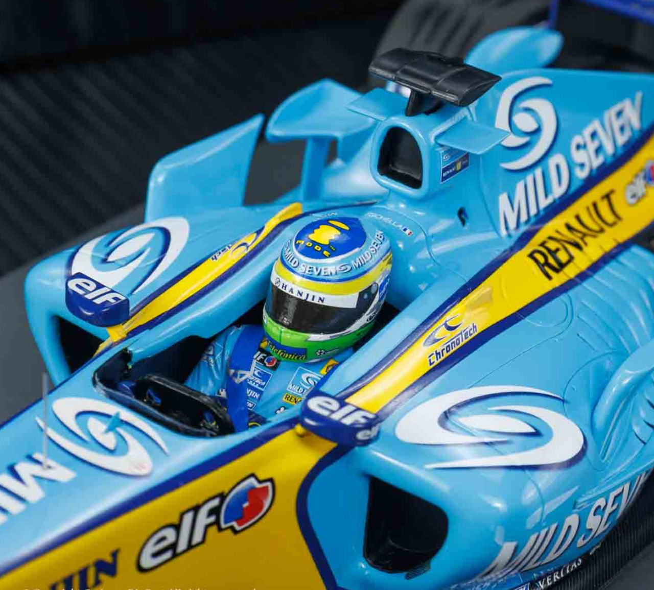 Renault F1 Team R25 De Fisichella 2005 – Hot Wheels 1/18 – Très Bon état